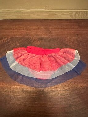Red white and blue skirt